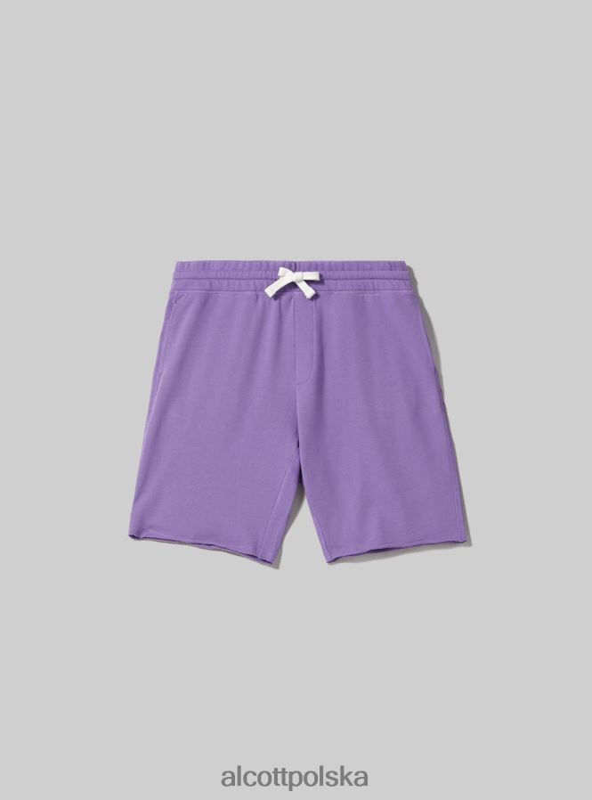 odzież Alcott bawełniane bermudy typu jogger bk1 czarny mężczyźni 2TXFF6785 - Image 6