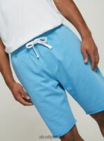 odzież Alcott bawełniane bermudy typu jogger bk1 czarny mężczyźni 2TXFF6970 - Image 4