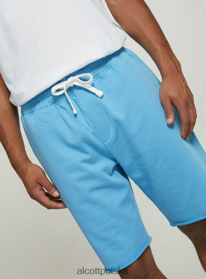 odzież Alcott bawełniane bermudy typu jogger bk1 czarny mężczyźni 2TXFF6970 - Image 4