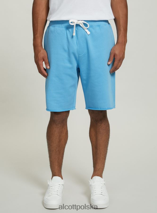 odzież Alcott bawełniane bermudy typu jogger bk1 czarny mężczyźni 2TXFF6970 - Image 5