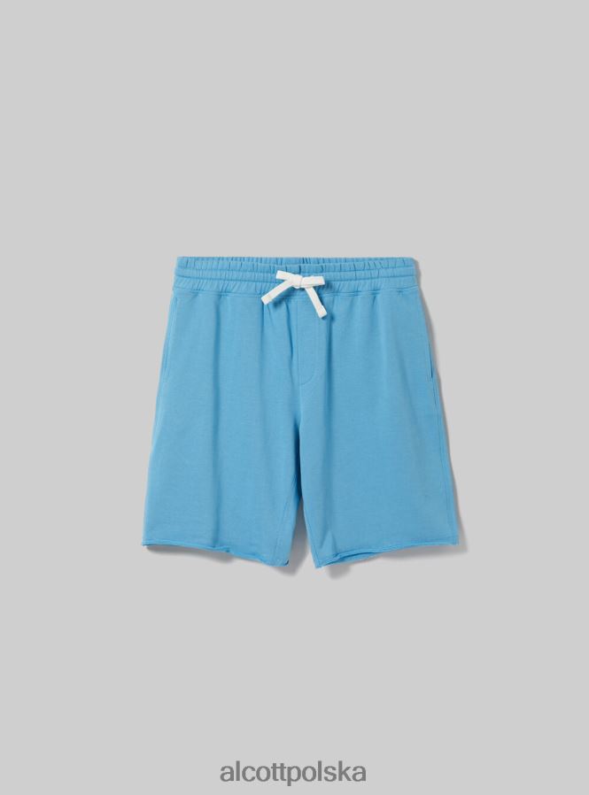 odzież Alcott bawełniane bermudy typu jogger bk1 czarny mężczyźni 2TXFF6970 - Image 6
