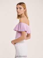 odzież Alcott bawełniane body z falbankami c2274 lazurowy kobiety 2TXFF671 - Image 5