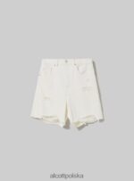 odzież Alcott Bermudy w dżinsowym longline d006 lazur kobiety 2TXFF6414 - Image 2