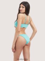odzież Alcott Biustonosz od bikini wykonany z materiału pochodzącego z recyklingu c704 zielony kobiety 2TXFF6158 - Image 6