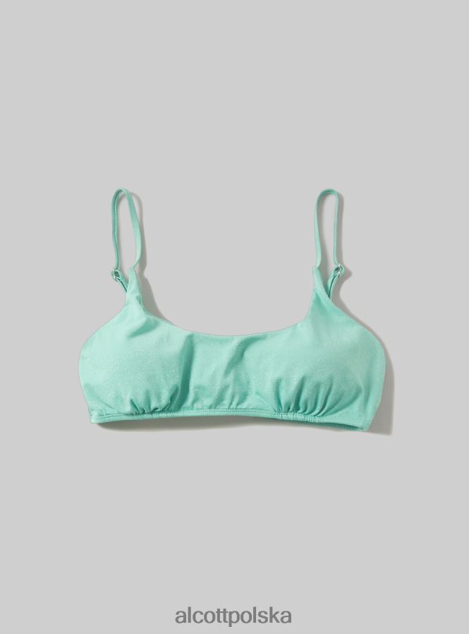 odzież Alcott Biustonosz od bikini wykonany z materiału pochodzącego z recyklingu c704 zielony kobiety 2TXFF6158 - Image 7