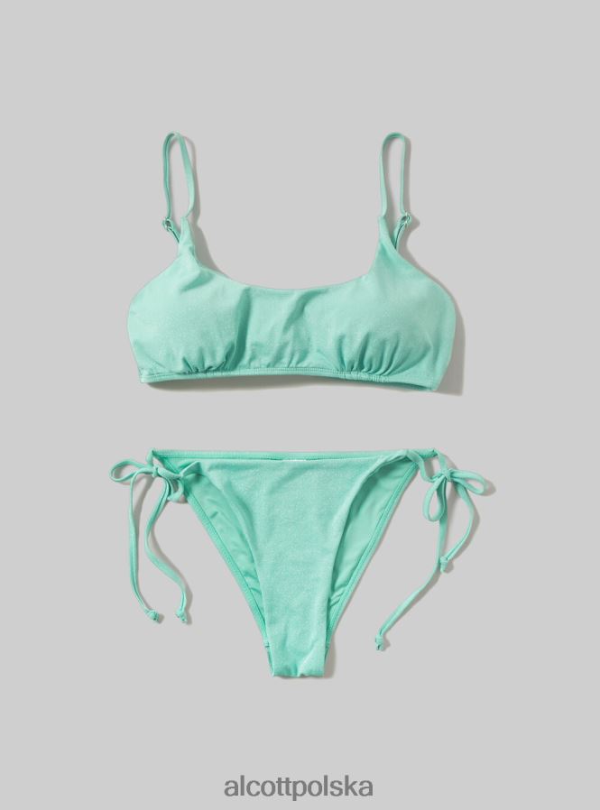 odzież Alcott Biustonosz od bikini wykonany z materiału pochodzącego z recyklingu c704 zielony kobiety 2TXFF6158 - Image 8