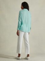 odzież Alcott blusa w puro lino wh2 biały kobiety 2TXFF6223 - Image 5