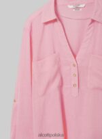 odzież Alcott blusa w puro lino wh2 biały kobiety 2TXFF6224 - Image 7