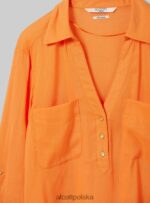 odzież Alcott blusa w puro lino wh2 biały kobiety 2TXFF6225 - Image 7