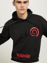odzież Alcott bluza Naruto bk1 czarny mężczyźni 2TXFF6646 - Image 2