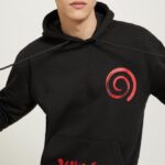 odzież Alcott bluza Naruto bk1 czarny mężczyźni 2TXFF6646