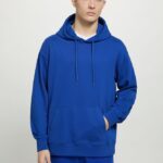 odzież Alcott bluza z kapturem i kieszenią kangurką wh1 ecru mężczyźni 2TXFF6675