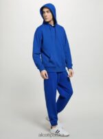 odzież Alcott bluza z kapturem i kieszenią kangurką wh1 ecru mężczyźni 2TXFF6675 - Image 4