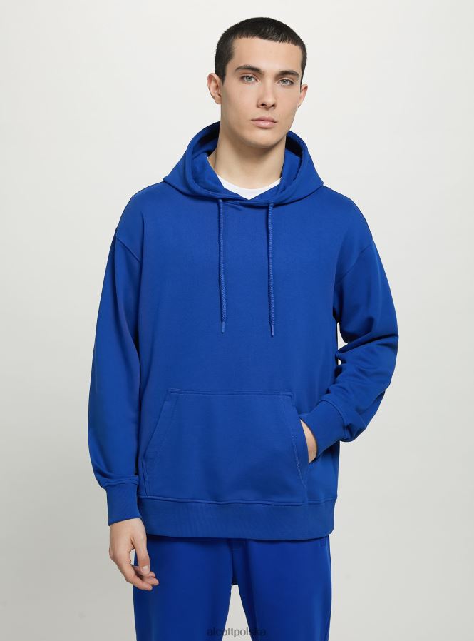 odzież Alcott bluza z kapturem i kieszenią kangurką wh1 ecru mężczyźni 2TXFF6675 - Image 1