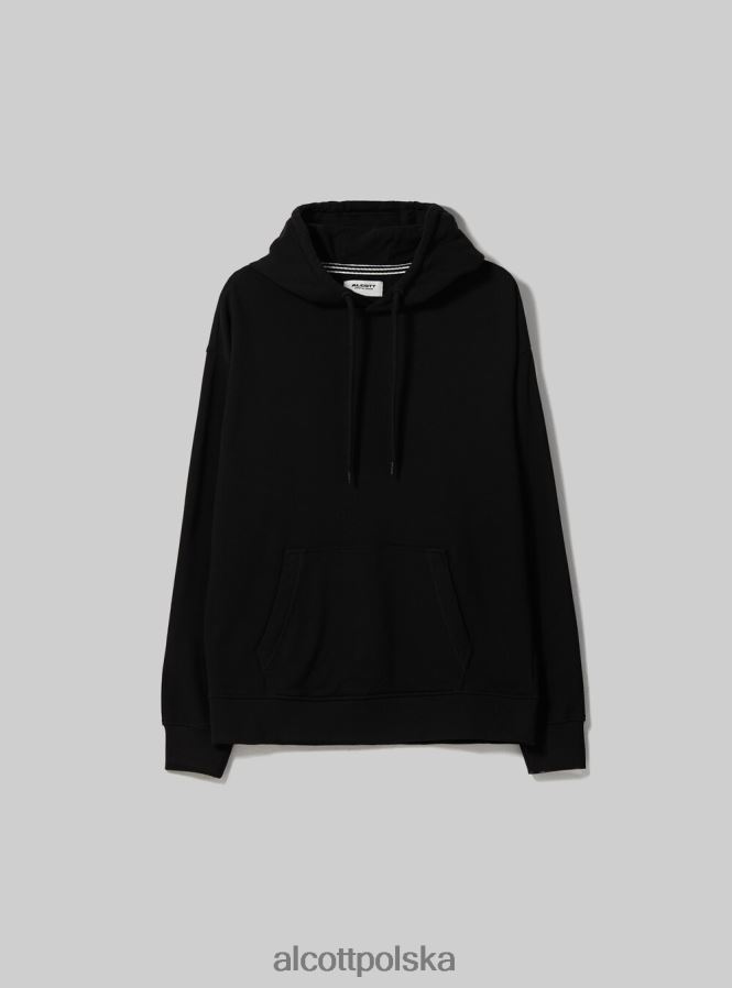 odzież Alcott bluza z kapturem i kieszenią kangurką wh1 ecru mężczyźni 2TXFF6682 - Image 6