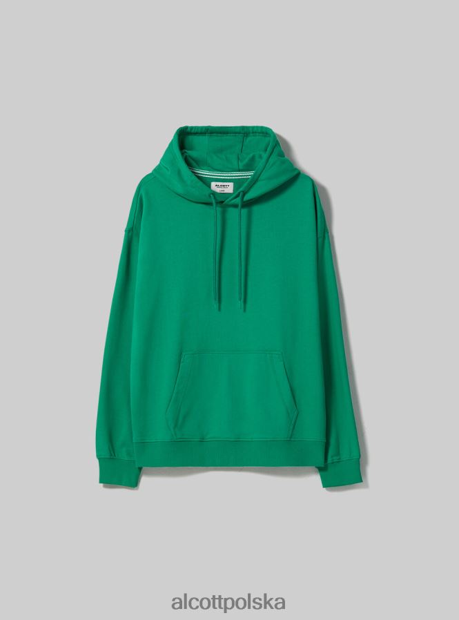 odzież Alcott bluza z kapturem i kieszenią kangurką wh1 ecru mężczyźni 2TXFF6890 - Image 6