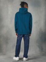 odzież Alcott bluza z kapturem i kieszenią kangurką wh2 biały mężczyźni 2TXFF61137 - Image 6