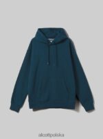 odzież Alcott bluza z kapturem i kieszenią kangurką wh2 biały mężczyźni 2TXFF61137 - Image 7