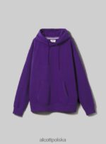 odzież Alcott bluza z kapturem i kieszenią kangurką wh2 biały mężczyźni 2TXFF6710 - Image 6