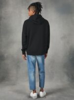 odzież Alcott bluza z kapturem i kieszenią kangurką wh2 biały mężczyźni 2TXFF6754 - Image 5