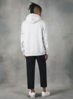 odzież Alcott bluza z kapturem i kieszenią kangurką wh2 biały mężczyźni 2TXFF6944 - Image 5