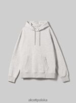 odzież Alcott bluza z kapturem i kieszenią kangurką wh2 biały mężczyźni 2TXFF6944 - Image 6