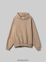 odzież Alcott Bluza z kapturem o pudełkowym kroju średni piasek sa2 mężczyźni 2TXFF61165 - Image 6