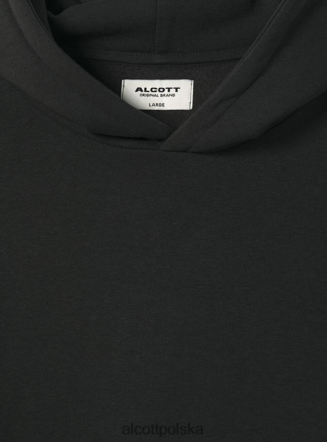 odzież Alcott Bluza z kapturem o pudełkowym kroju średni piasek sa2 mężczyźni 2TXFF6758 - Image 7