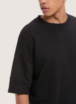 odzież Alcott bluza z krótkim rękawem bk1 czarny mężczyźni 2TXFF6989 - Image 6