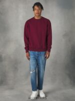 odzież Alcott bluza z okrągłym dekoltem wh2 biały mężczyźni 2TXFF61008 - Image 2