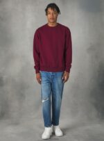 odzież Alcott bluza z okrągłym dekoltem wh2 biały mężczyźni 2TXFF61008