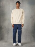 odzież Alcott bluza z okrągłym dekoltem wh2 biały mężczyźni 2TXFF6822 - Image 3