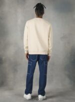 odzież Alcott bluza z okrągłym dekoltem wh2 biały mężczyźni 2TXFF6822 - Image 5