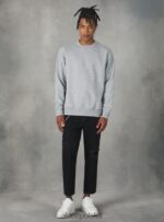 odzież Alcott bluza z okrągłym dekoltem wh2 biały mężczyźni 2TXFF6937 - Image 3