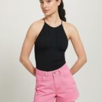 odzież Alcott Body halter con scollatura sul back bk1 czarny kobiety 2TXFF617