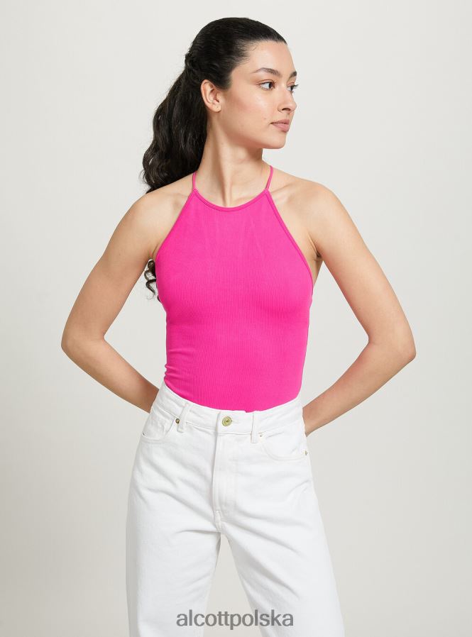 odzież Alcott Body halter con scollatura sul back bk1 czarny kobiety 2TXFF685 - Image 2
