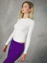 odzież Alcott body z długim rękawem bk1 czarny kobiety 2TXFF6444 - Image 4