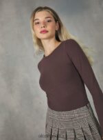 odzież Alcott body z długim rękawem bk1 czarny kobiety 2TXFF6496 - Image 4