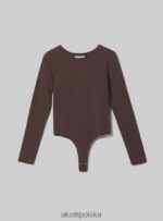 odzież Alcott body z długim rękawem bk1 czarny kobiety 2TXFF6496 - Image 6