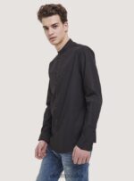 odzież Alcott camicia a maniche lunghe con collo coreano biały mężczyźni 2TXFF6807 - Image 5