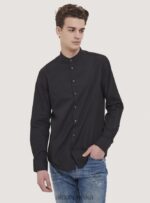 odzież Alcott camicia a maniche lunghe con collo coreano biały mężczyźni 2TXFF6807 - Image 6