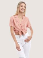 odzież Alcott camicia upraw con nodo czarny kobiety 2TXFF6323