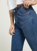 odzież Alcott dżinsy bootcut d006 lazur kobiety 2TXFF6358 - Image 4