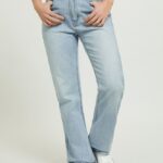 odzież Alcott dżinsy bootcut d006 lazur kobiety 2TXFF677