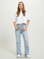 odzież Alcott dżinsy bootcut d006 lazur kobiety 2TXFF677 - Image 3