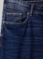 odzież Alcott Dżinsy skinny fit z elastycznego denimu d002 średni ciemnoniebieski mężczyźni 2TXFF6692 - Image 8