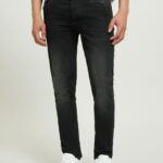 odzież Alcott Dżinsy skinny fit z elastycznego denimu d002 średni ciemnoniebieski mężczyźni 2TXFF6729