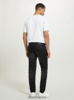 odzież Alcott Dżinsy skinny fit z elastycznego denimu d002 średni ciemnoniebieski mężczyźni 2TXFF6729 - Image 5