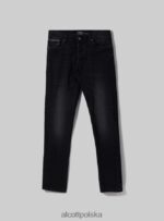 odzież Alcott Dżinsy skinny fit z elastycznego denimu d002 średni ciemnoniebieski mężczyźni 2TXFF6729 - Image 6