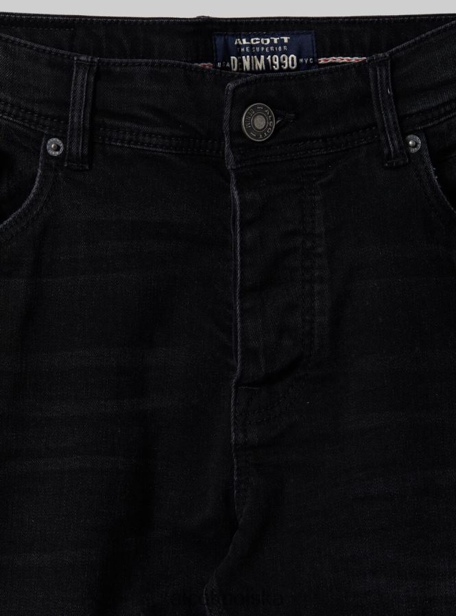 odzież Alcott Dżinsy skinny fit z elastycznego denimu d002 średni ciemnoniebieski mężczyźni 2TXFF6729 - Image 7